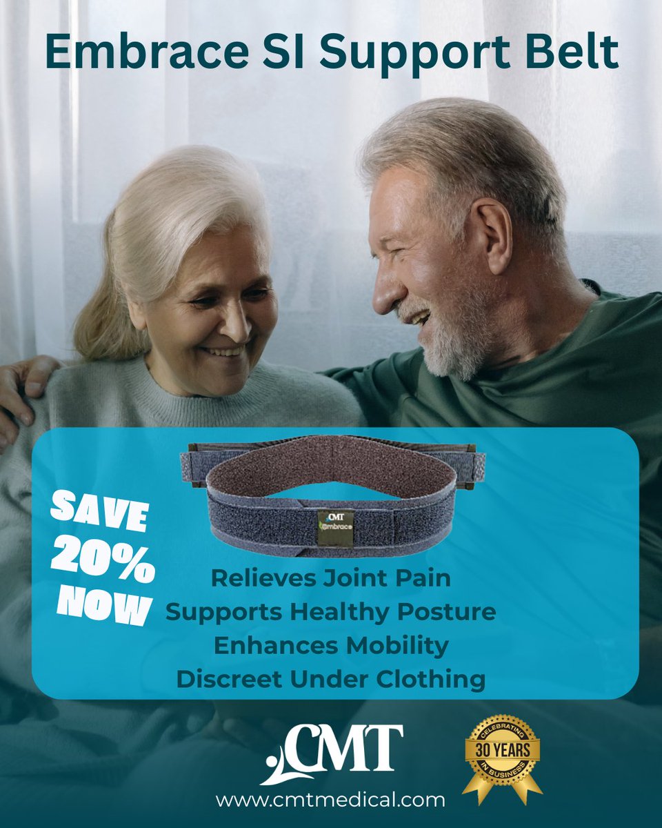 CurrentMedTech's tweet image. Can be worn discreetly under clothing. Save 20% Now!
cmtmedical.com/product/embrac…
#backpainrelief #PelvicFloorHealth #CMTMedical #supportbelt
#physicaltherapist #PT #PTeducation #physicaltherapy #OT
