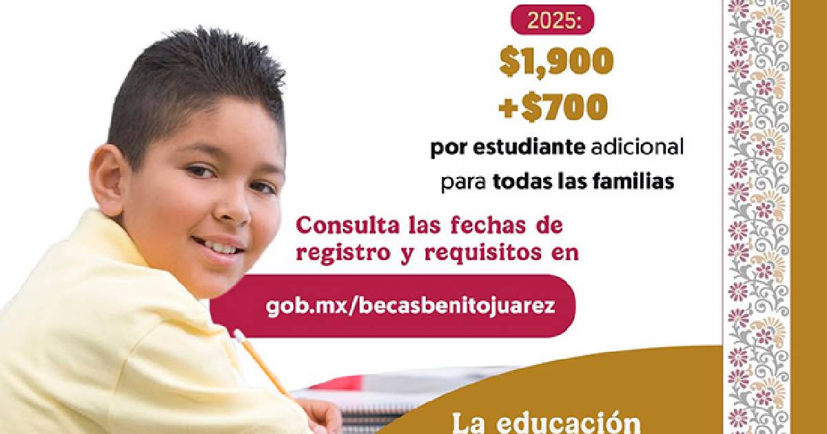 Radio_Zocalo's tweet image. Beca Rita Cetina y Benito Juárez: Calendario de pagos diciembre 2025, ¡oficial!  
radiozocalo.com.mx/682445/ 
#Nacional #Programa #Educación