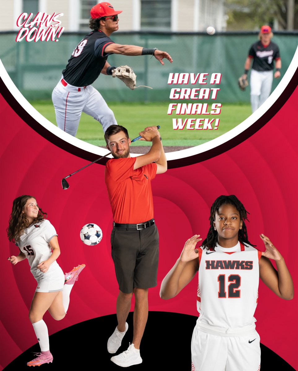 Run through the line! 🙌

Wishing all of our student-athletes the best of luck on their finals this week!

#ClawsDown | 🔴⚫️⚪️