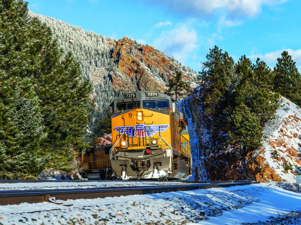 Flip your calendars to December to see UP No. 7379 lead a train through Rainbow Cut, CO. 
📷 Photo by Jeremy Frankovis 

2026 Union Pacific calendars featuring beautiful imagery from across our railroad are available at UnionPacificStore.com ! Get yours today.