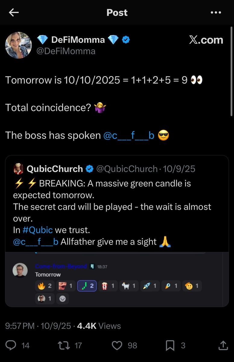 A free speech discord is the problem with $QUBIC, not team members who are max extracting and using Qubic’s name to promote solana rugs lol