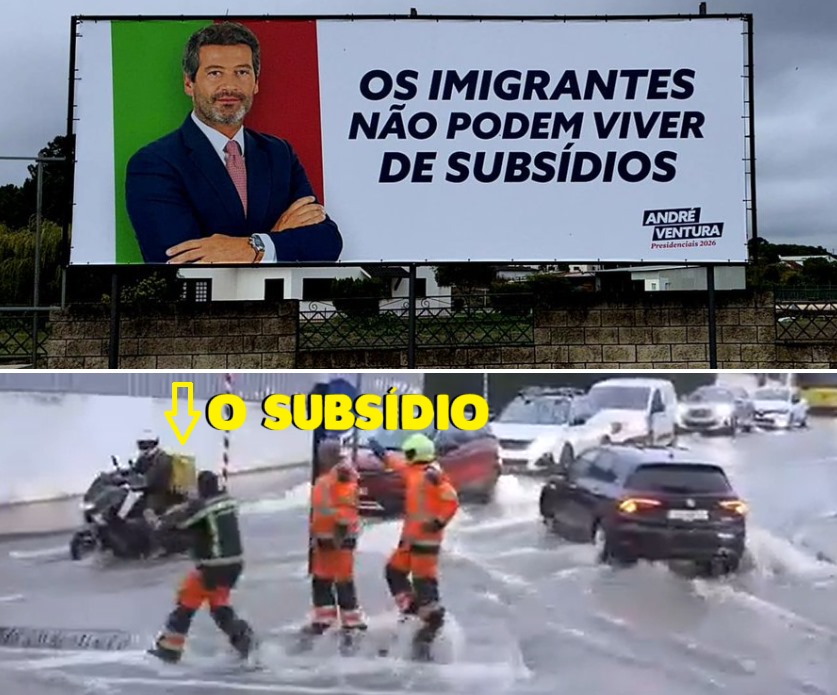 Imigrante apanhado a passear com o subsídio.
