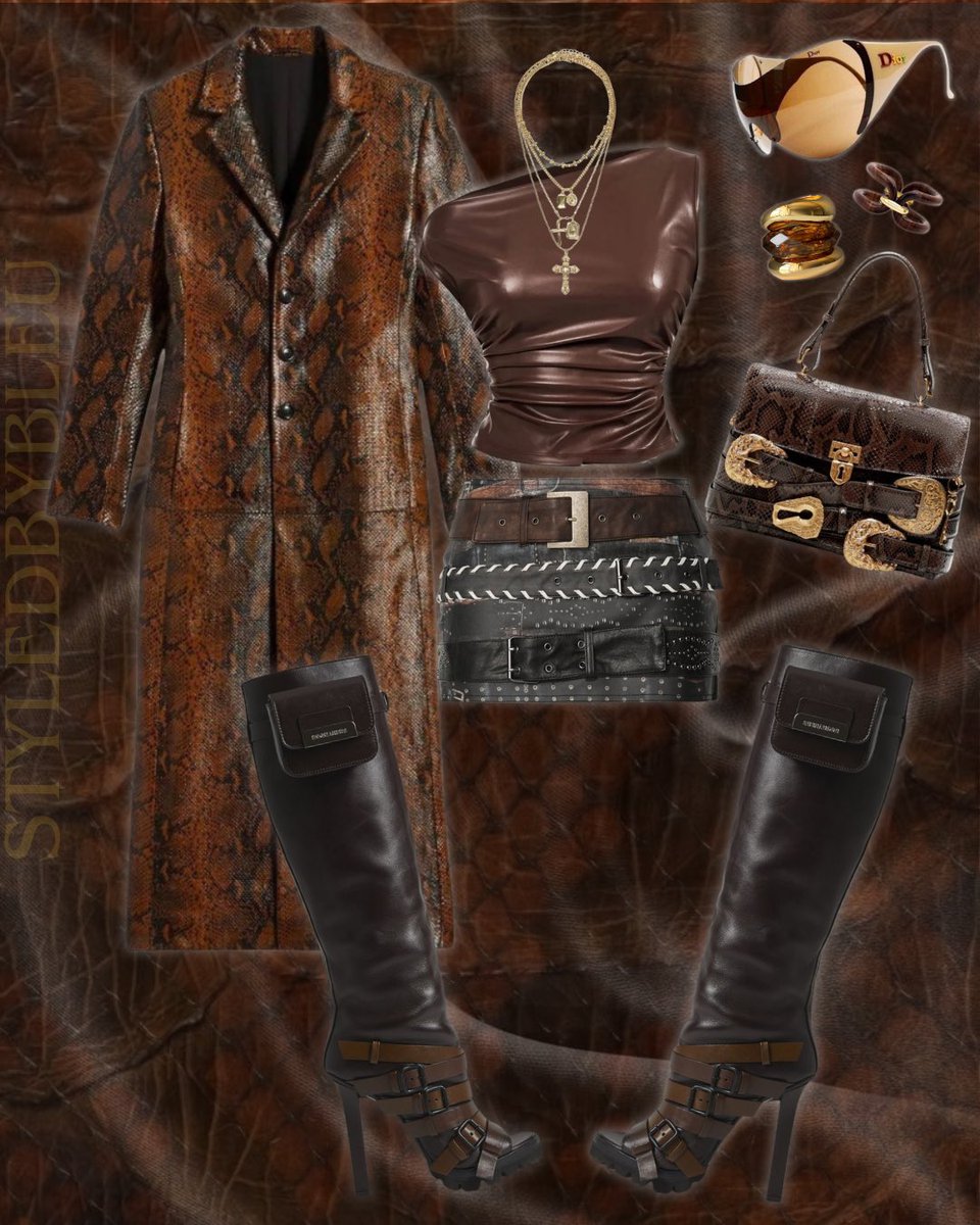 #StyledByBleu #Fashionista #Brown #fashiontimeline