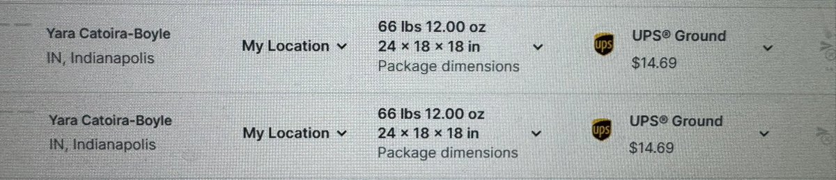 Ups rates go crazy… 
$40 to ship nearly 140lbs of cookies 🍪🥹🫡

LOVE SHIPPING OUR BULK FBM ORDERS!