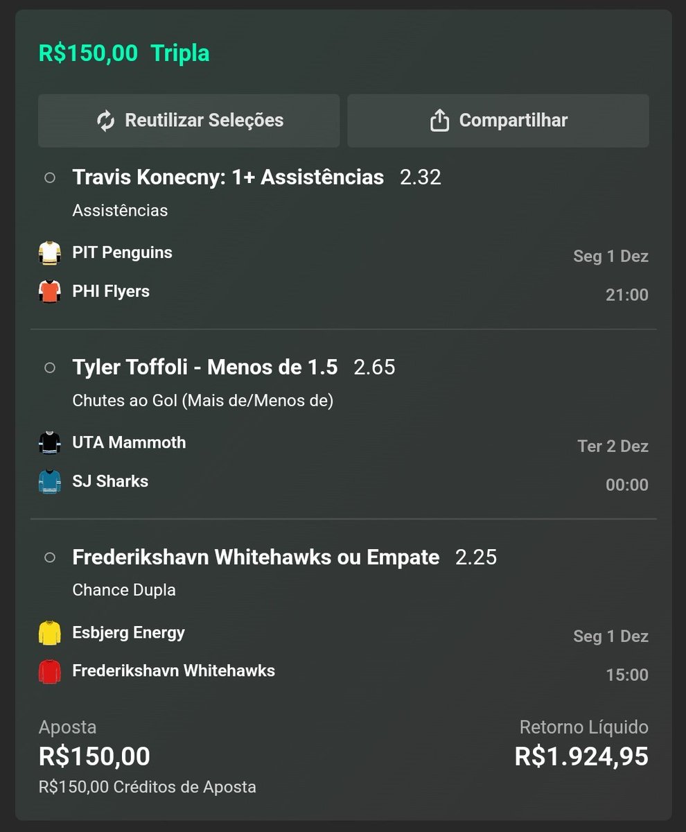 MatheusMHLS1's tweet image. Ja tem um tempo que não acertamos uma com os créditos da segunda, to sentindo que é hoje 🙏

Créditos ou 0.25u
bet365.bet.br/dl/sportsbookr…
Fair: 11.18