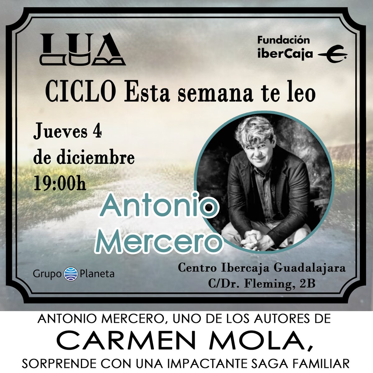 📚✨ !! Nueva presentación !!
#AntonioMercero #EstáLloviendoYTeQuiero #Novedades #LibrosRecomendados #Librerías #Lectura #Bookstagram #NovedadEditorial #Lectores