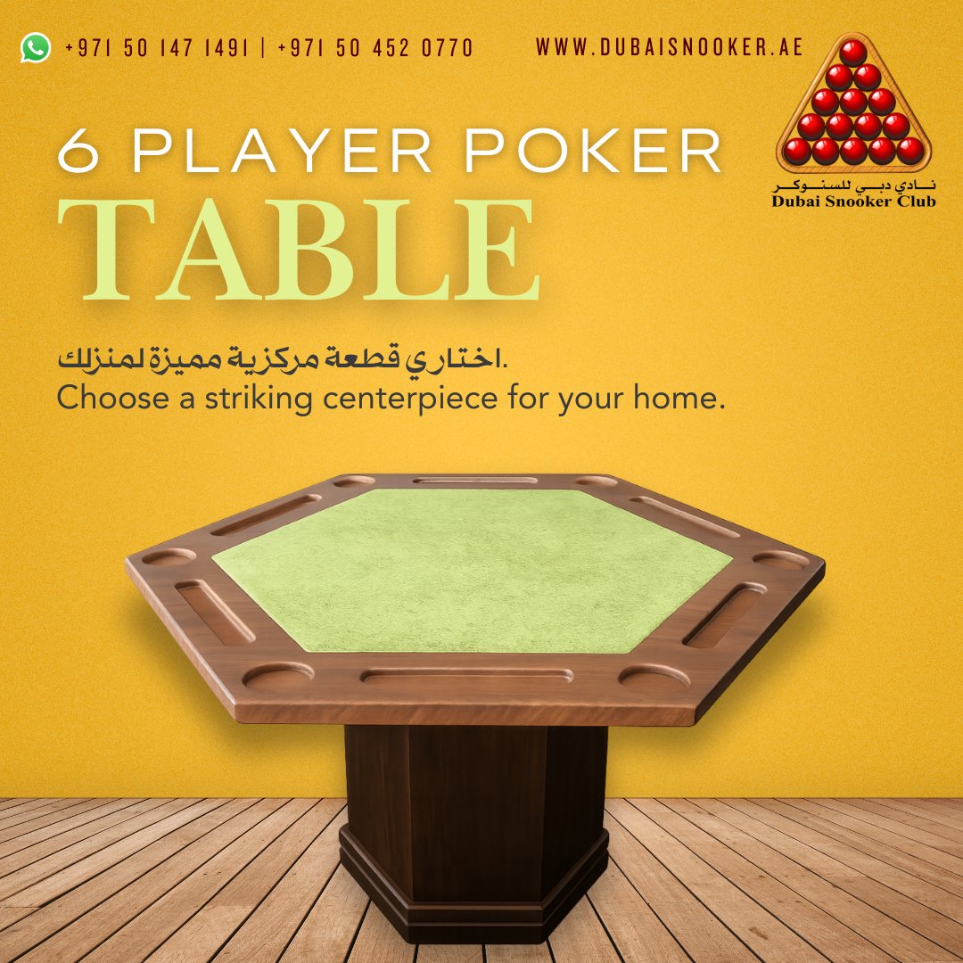 SnookerDubai1's tweet image. Deal the cards, roll the dice, and let the games begin with our premium 6-player Poker Table.

🌐dubaisnooker.ae

#PokerTable #CasinoStyle #DubaiEvents #PokerDubai #CardGames #TableGames #DubaiEntertainment #PokerLife #DubaiFun  #DubaiStyle #cardtable #foryoupagereels