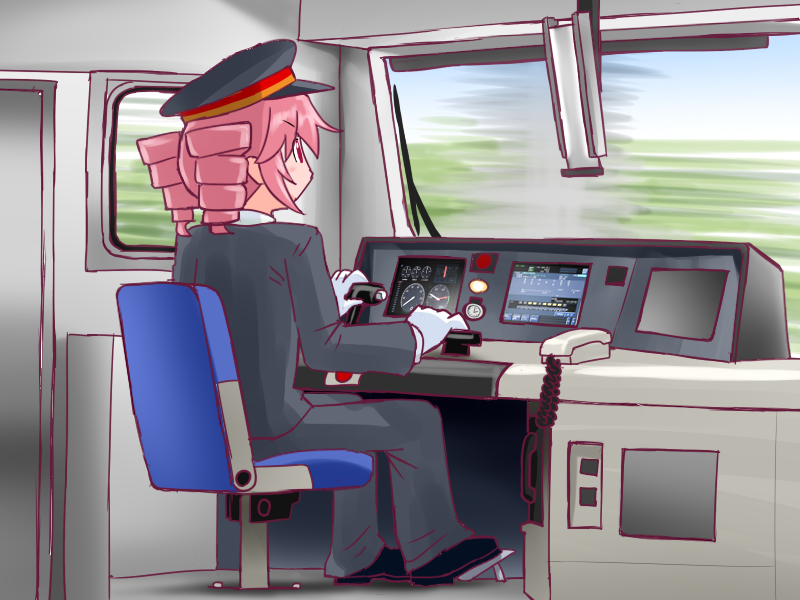 kazuxs_1's tweet photo. 運転士テトさん（多分、京葉線）
#E233系 #重音テト https://t.co/Iff0OSj58l
