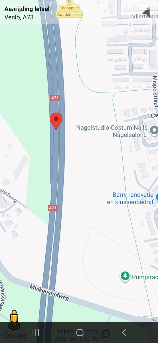 Aanrijding met letsel op A73 in Venlo