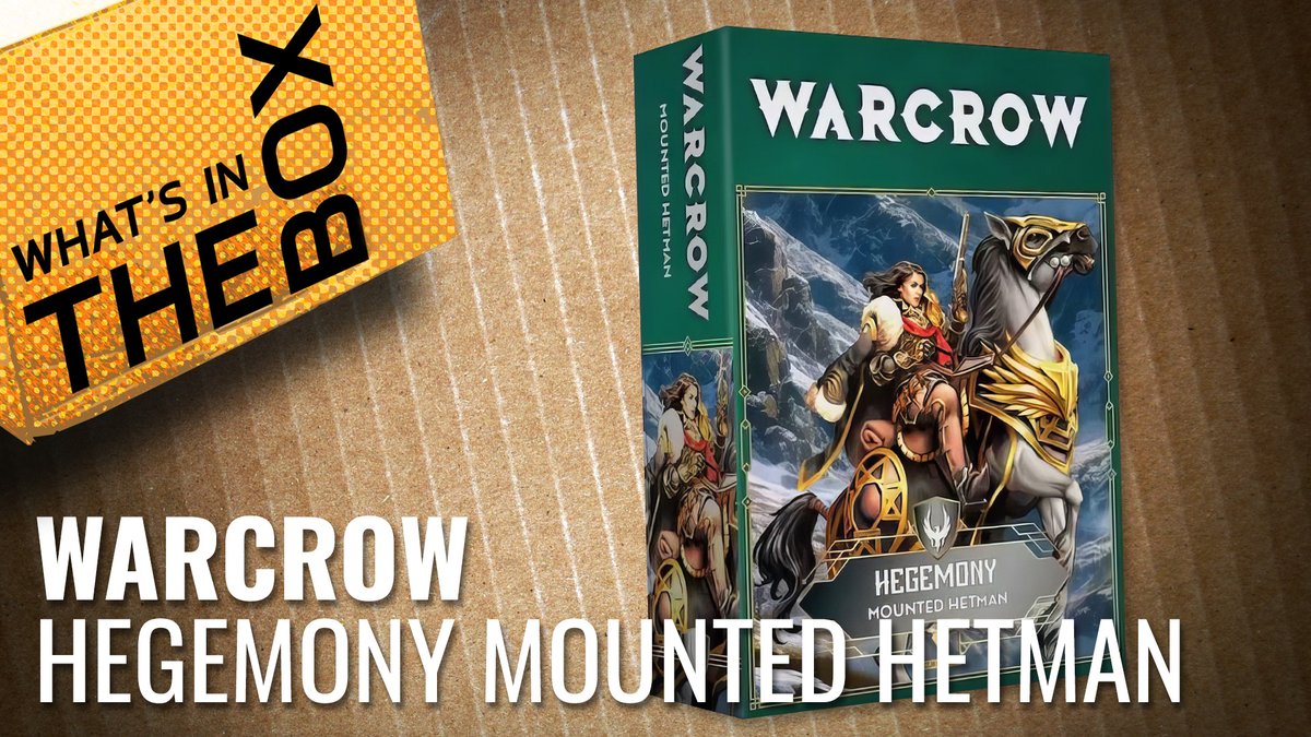 ontabletop's tweet image. Check out another early subscriber #Warcrow unboxing as Gerry reviews the Mounted Hetman, an excellent addition to Hegemony forces in this Fantasy wargame by @corvusbelli_  beastsofwar.com/whats-in-the-b…