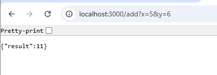 toshifdotdev's tweet image. Express Revision Day 2: Getting Data via the URL! 🚀

Revising Query Parameters: We use `req.query` to read values (x and y) from the URL itself.

This is fundamental for filtering and basic data requests. (Code in Pic 1, Result in Pic 2!)

#ExpressJS #NodeJS #Backend #Revision