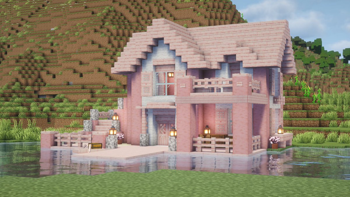 JWvii8's tweet image. 님들 제가 지은 마크 집 평가해주세요