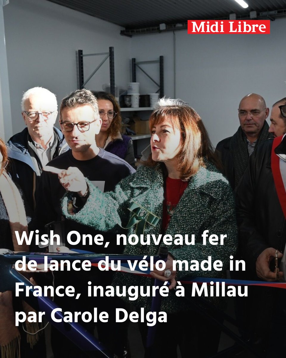 Wish One, nouveau fer de lance du vélo made in France, inauguré à Millau par Carole Delga
➡️ l.midilibre.fr/axew