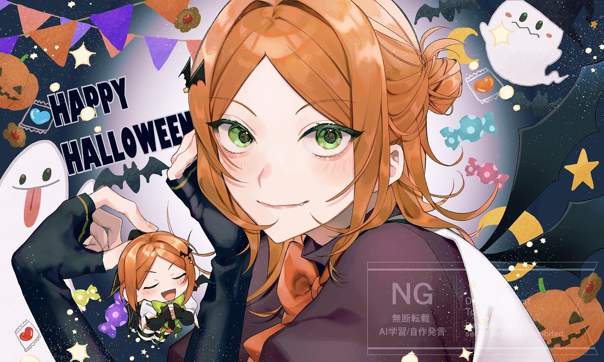 🎃🦇H⃝A⃝P⃝P⃝Y⃝ H⃝A⃝L⃝L⃝O⃝W⃝E⃝E⃝N⃝🦇🎃
（大遅刻）