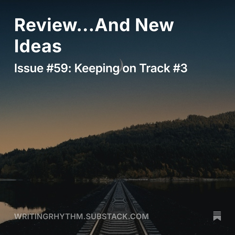 FictionCraig's tweet image. An issue to inspire and encourage you to keep on track with writing that novel. FREE Substack E-newsletter for writers, 2X monthly, tons of links and ideas. writingrhythm.substack.com #Substack, #WritingTips, #WritingCommunity