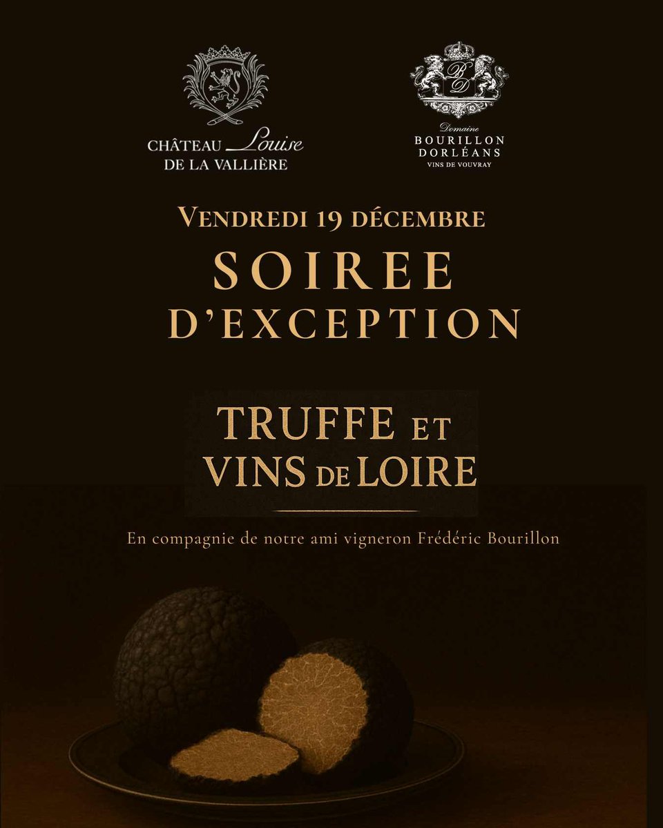 bourillonfred08's tweet image. Soirée exceptionnelle autour de la truffe dans un cadre extraordinaire.... places limitées... réservation obligatoire
