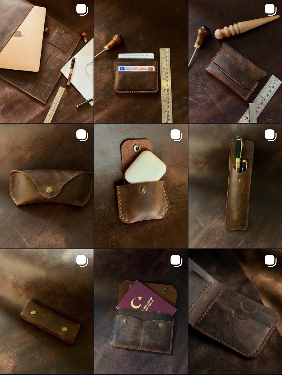 Eşim Yusuf hakiki deriden ürünler tasarlıyor, instagram hesabında görmek için:

instagram.com/miniileather?i…
