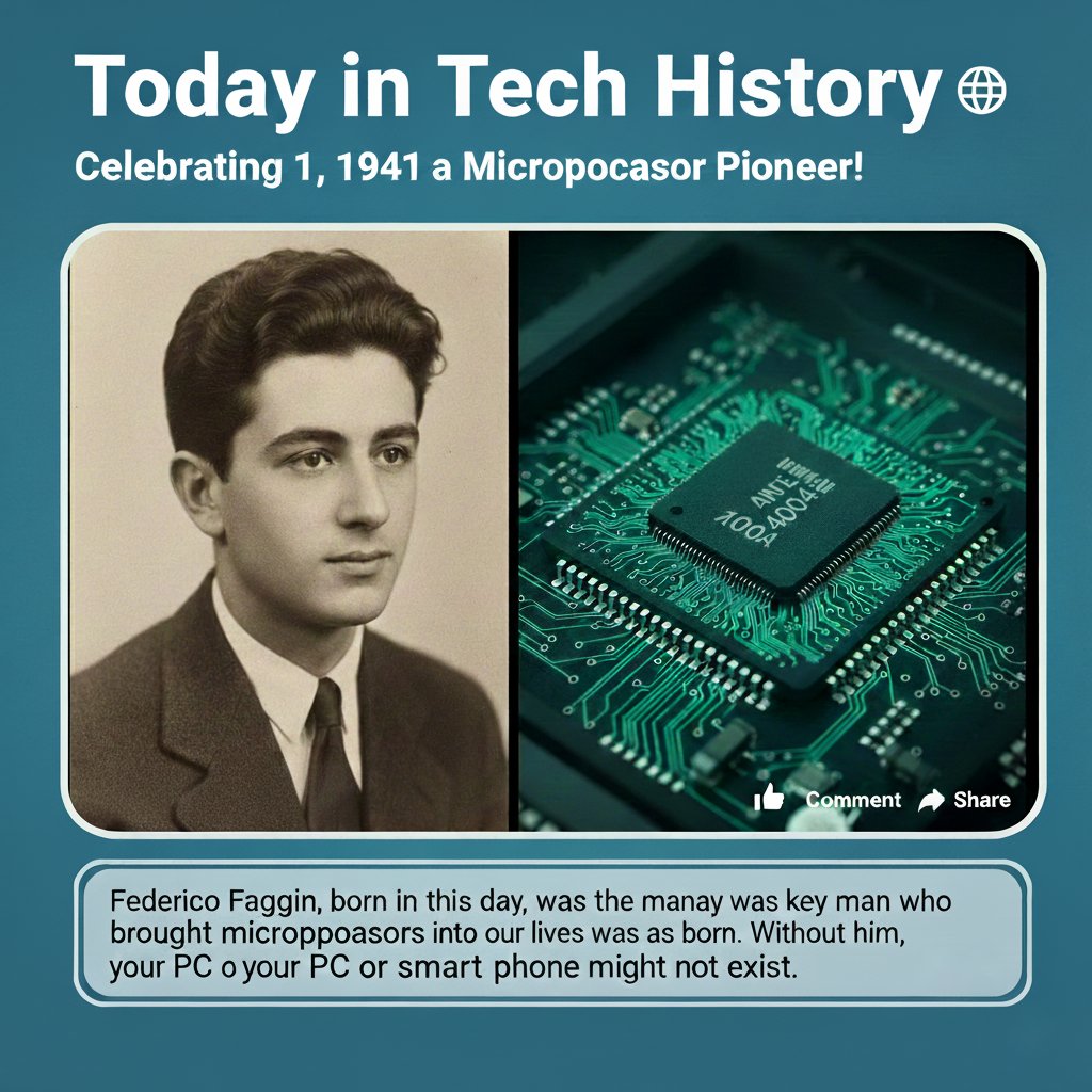 Tech_Consumers's tweet image. Today in Tech History, December 1st! 🤯👇
#TechHistory #InternetPioneers #Microprocessor #OnThisDay