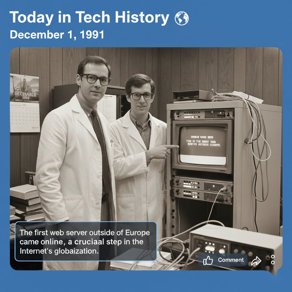 Tech_Consumers's tweet image. Today in Tech History, December 1st! 🤯👇
#TechHistory #InternetPioneers #Microprocessor #OnThisDay