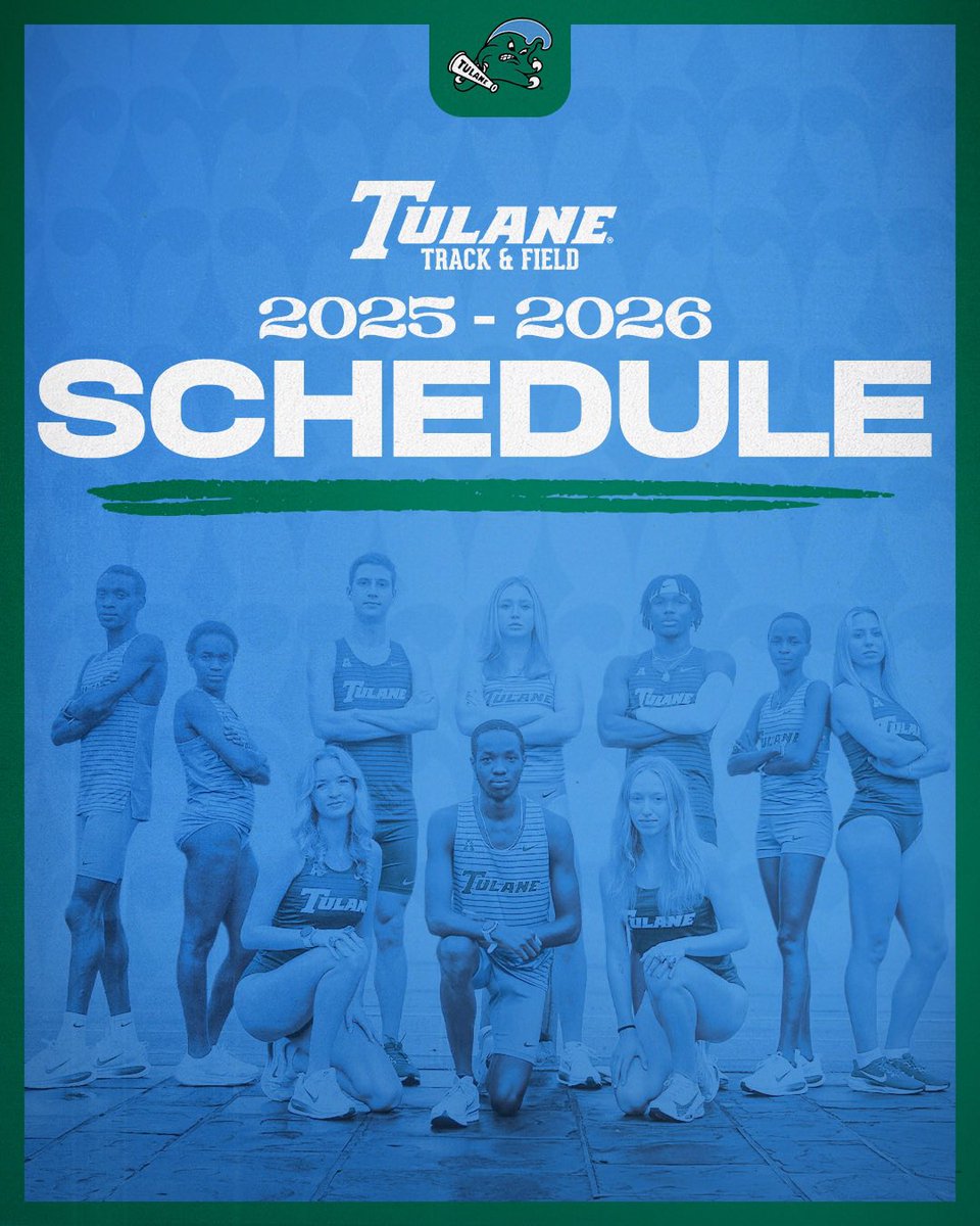GreenWaveXCTF's tweet photo. 🟢 𝟐𝟎𝟐𝟓-𝟐𝟎𝟐𝟔 𝐓𝐑𝐀𝐂𝐊 𝐒𝐂𝐇𝐄𝐃𝐔𝐋𝐄 🔵

Oh and by the way IT’S MEET WEEK! 

#RollWave🌊 | #RunWave👟 | #TheStandard📈 https://t.co/mHbt1FUMqV