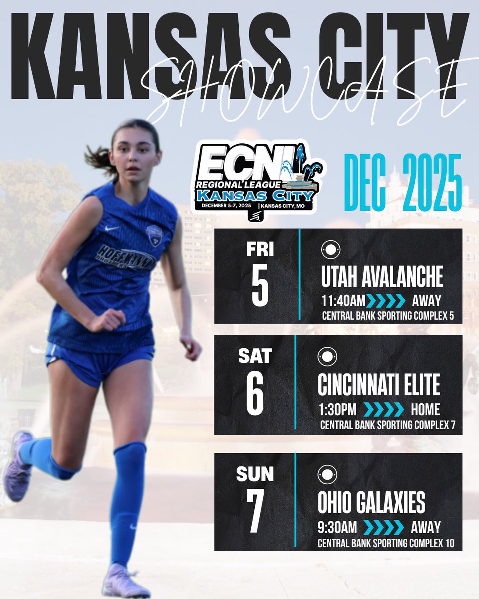 First showcase of the season!!! Come see me in KC this weekend. Let’s go 💪🏼. 

<a href="/TSC08G_ECNLRL/">TSC07/08G_ECNLRL</a> <a href="/TSCECNL/">Tennessee Soccer Club ECNL</a> 
<a href="/ImYouthSoccer/">ECNL/GA/Recruiting/College Soccer</a> #classof2027