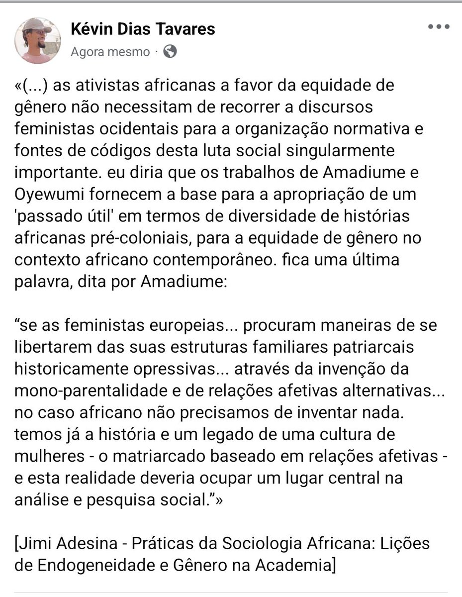 [Jimi Adesina - Práticas da Sociologia Africana: Lições de Endogeneidade e Gênero na Academia]
