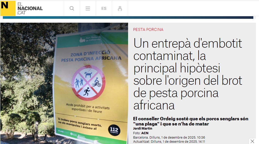 AdricatBcn's tweet image. Wuhan 2 = Laboratori IRTA-CREASA a Bellaterra (Cerdanyola)...Centre d'Investigació en Sanitat Animal...On van apareixer morts els Porcs Senglars, al costat del Centre Investigació...CASUALITAT: NO.  Ni entrepans, ni hosties...