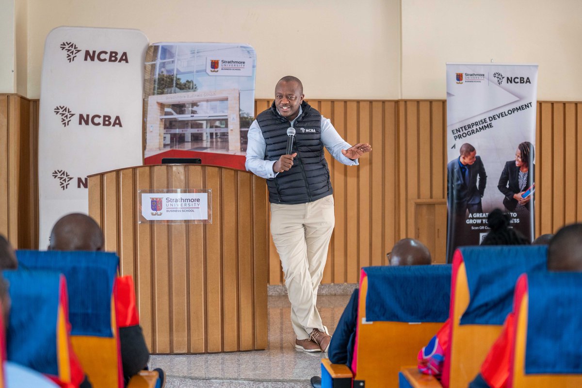 NCBABankKenya's tweet image. &quot;We believe that when entrepreneurs grow, the country grows. NCBA remains committed to walking this journey with you through capacity building and strong financial solutions,&quot; Dennis Njau, Group Director, Retail Banking.

#NCBATwendeMbele #Goforit