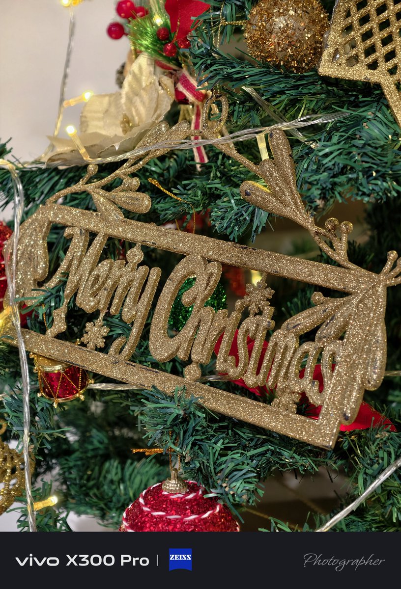 nirmaltv's tweet image. Decking up for Christmas 🎄
#vivox300series #VivoX300Pro #Christmas2025 #Christmas