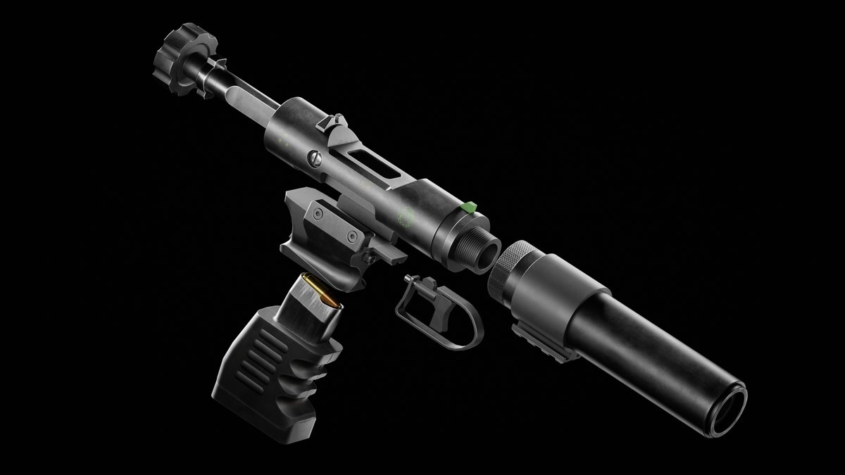 rion_477's tweet image. Just finished B&amp;amp;T VP9. Experimented with Plasticity + Marmoset bevels for the high-poly. 
Thanks to @EdGreig_  for suggesting the Marmoset bevel workflow.
Full Project - artstation.com/artwork/zxvvX6