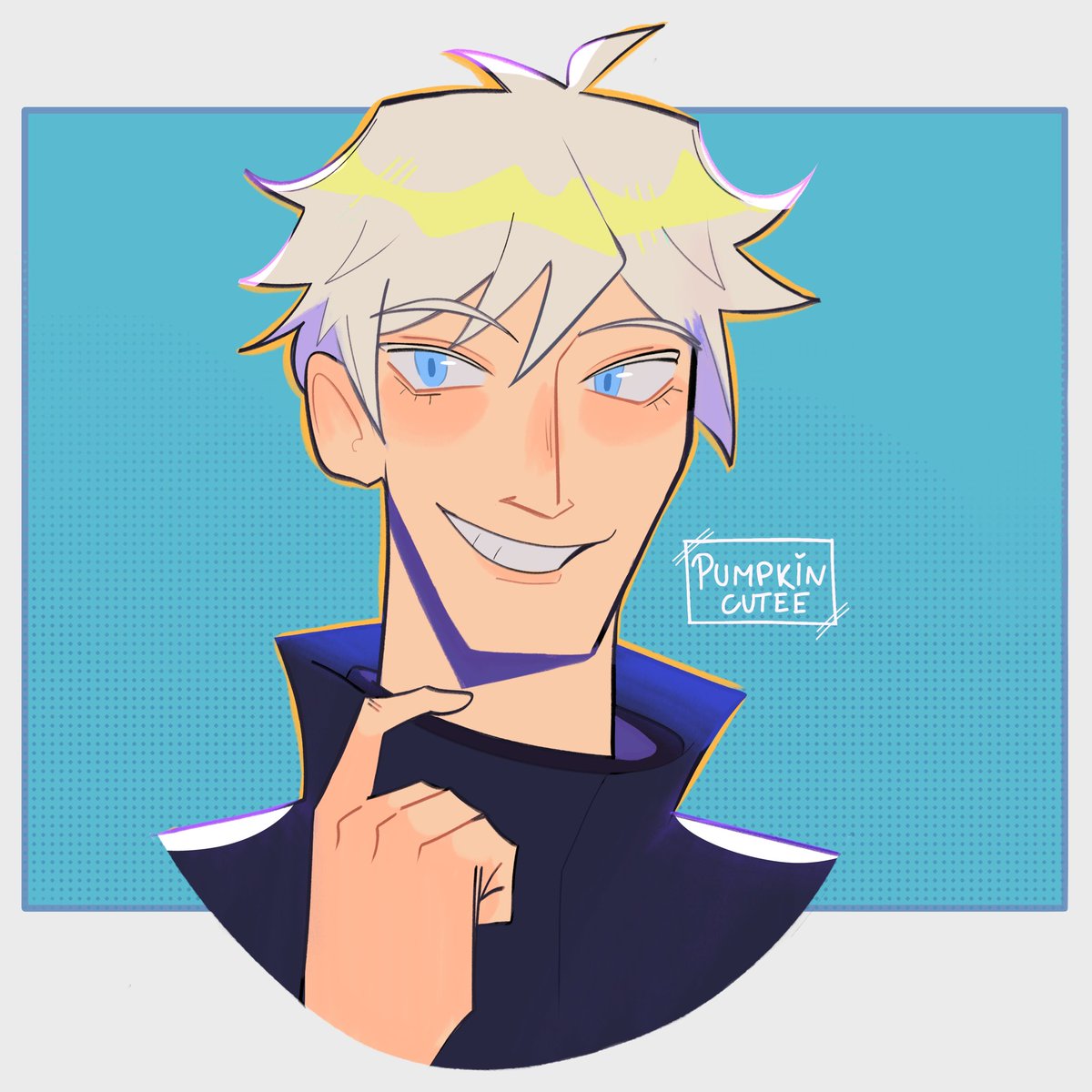 Isillyluv's tweet image. A gojo I made a while ago while trying out new painting styles😶‍🌫️
#Gojo #jjk