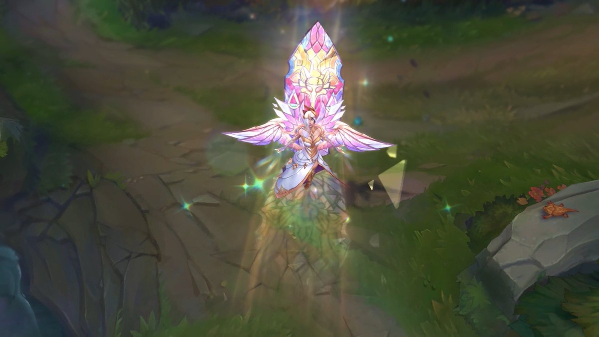LoLUKN's tweet photo. The Battle Pass skins for Act 1 will feature some non-Demacian champs with Demacia-themed skins, and a Prestige skin for Morgana ❤️‍🔥 https://t.co/a7ZXds6Y64
