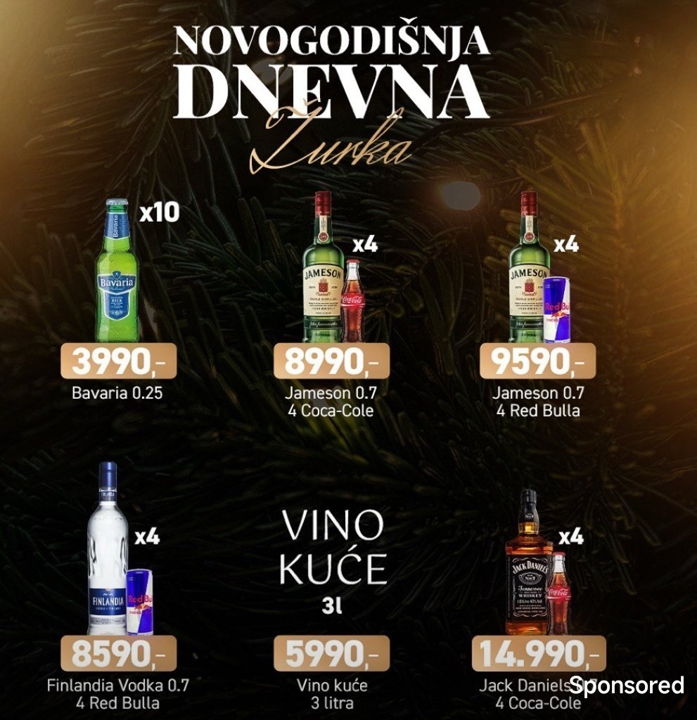 Kreću novogodišnja prodavanja magle.
Upada mi u oko cena 0.25l piva.
Veliko bi bilo, znači, 798rsd.
Šišanje ovaca za sve više novaca 

Nije neka bitna stvar, ali je iritantno.