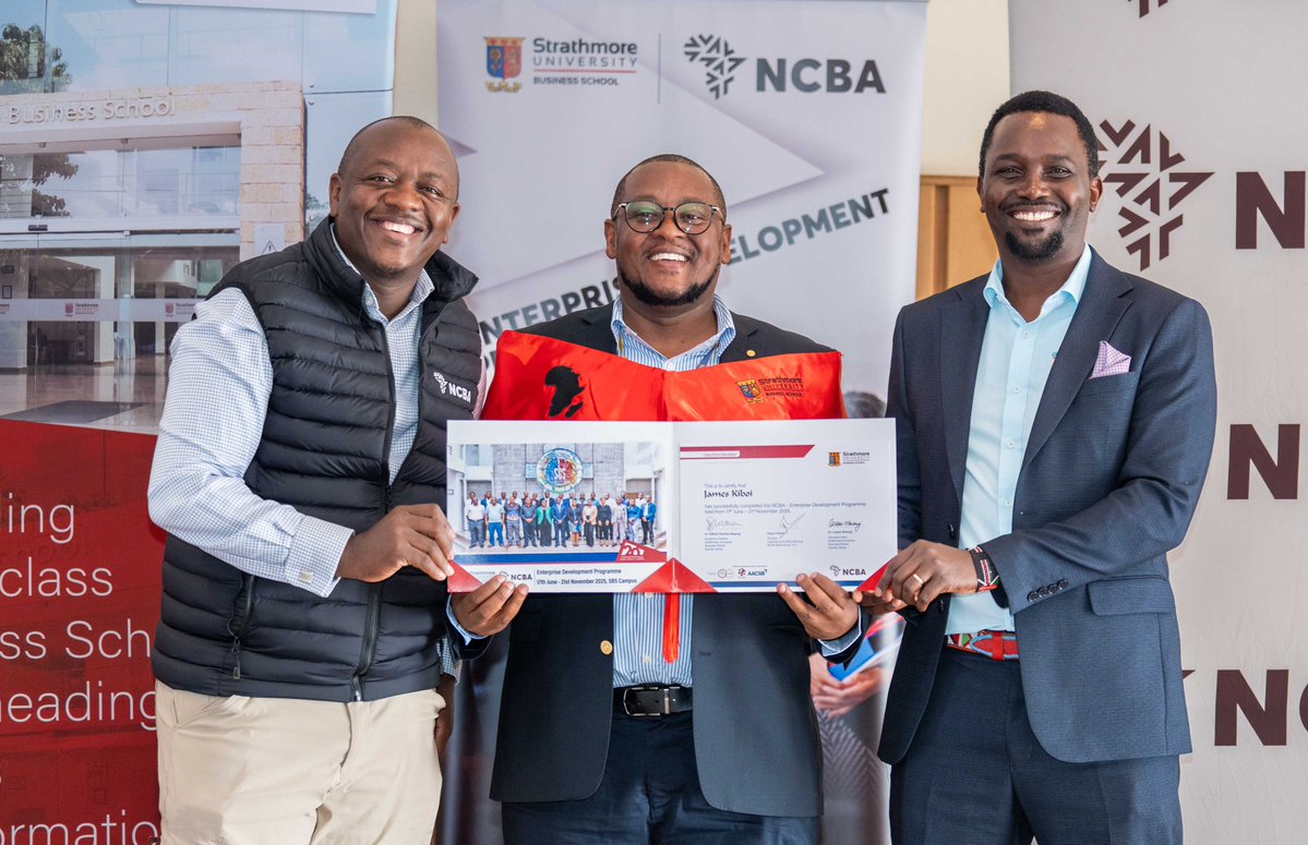 NCBABankKenya's tweet image. &quot;We believe that when entrepreneurs grow, the country grows. NCBA remains committed to walking this journey with you through capacity building and strong financial solutions,&quot; Dennis Njau, Group Director, Retail Banking.

#NCBATwendeMbele #Goforit