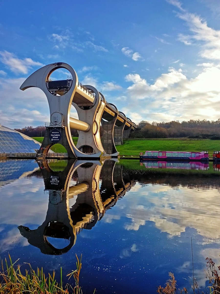 The Falkirk wheel 🏴󠁧󠁢󠁳󠁣󠁴󠁿