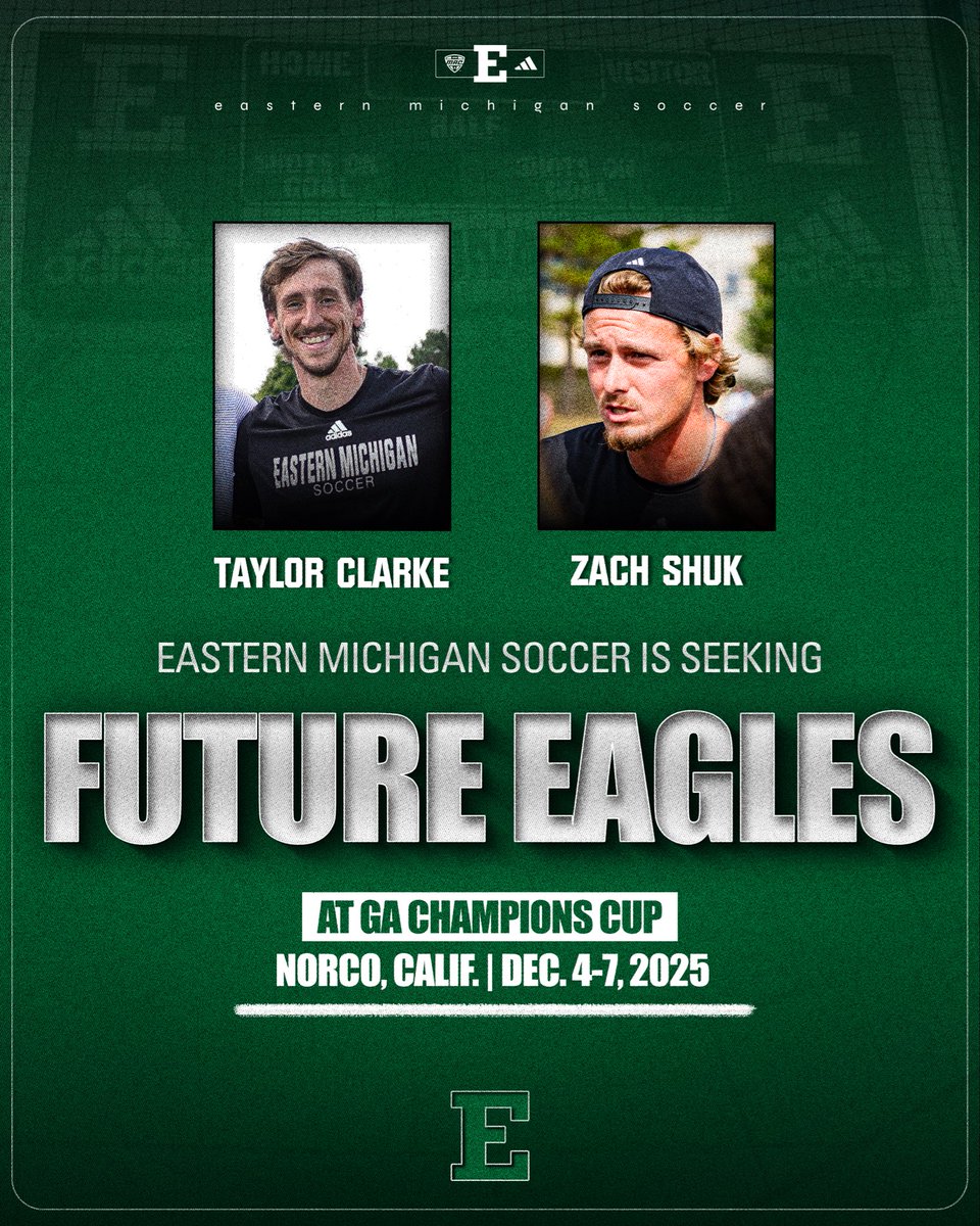 EMUSoccer's tweet photo. Out recruiting 🚨 

We’ll be at GA Champions Cup and ECNL Kansas City! ⚽️ 

Drop your schedules ⬇️ https://t.co/zzjyTeDWxk