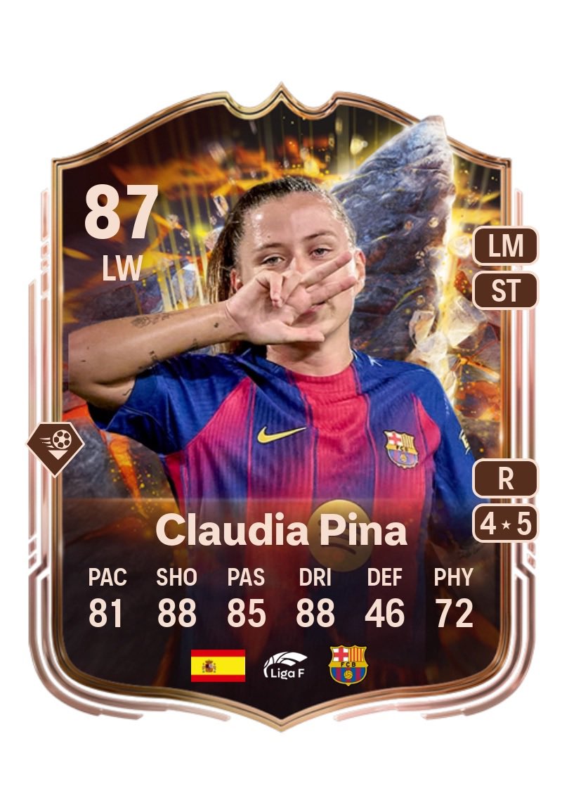 RobosFUT's tweet image. 🚨 The TOP 1 ST  used in Pro Live Tonight 

• ⁠🇪🇸 Pina 6/6 😭😭