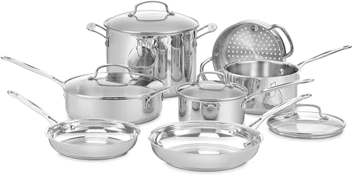 Anders0n_Lisa's tweet image. Steal! Cuisinart Stainless Steel 11-Piece Cookware Set for $111.99, reg $210!

Buy via Amazon ➡️ amzin.icu/?r=B005H05SXM&amp;amp;…