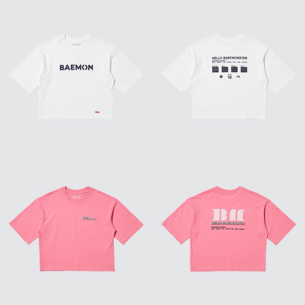 uptod4te's tweet photo. UNIQLO UT x BABYMONSTER コラボTシャツコレクションが国内2月下旬より発売 【ユニクロ ベビモン ベイビーモンスター】
https://t.co/S4clcJmqKx https://t.co/VZpSvxPqSw