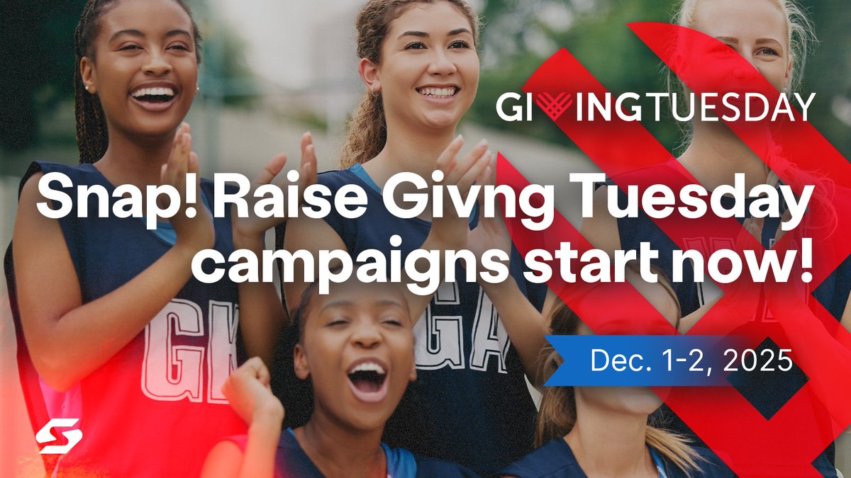 onsnapmobile's tweet photo. Our 36-hour Giving Tuesday fundraising event is live until 11:59 PM PT tomorrow, 12/2! If you're a group leader and your program is participating, get ready for the funds to start rolling in: https://t.co/klycWhZOEU https://t.co/cx343qrCst