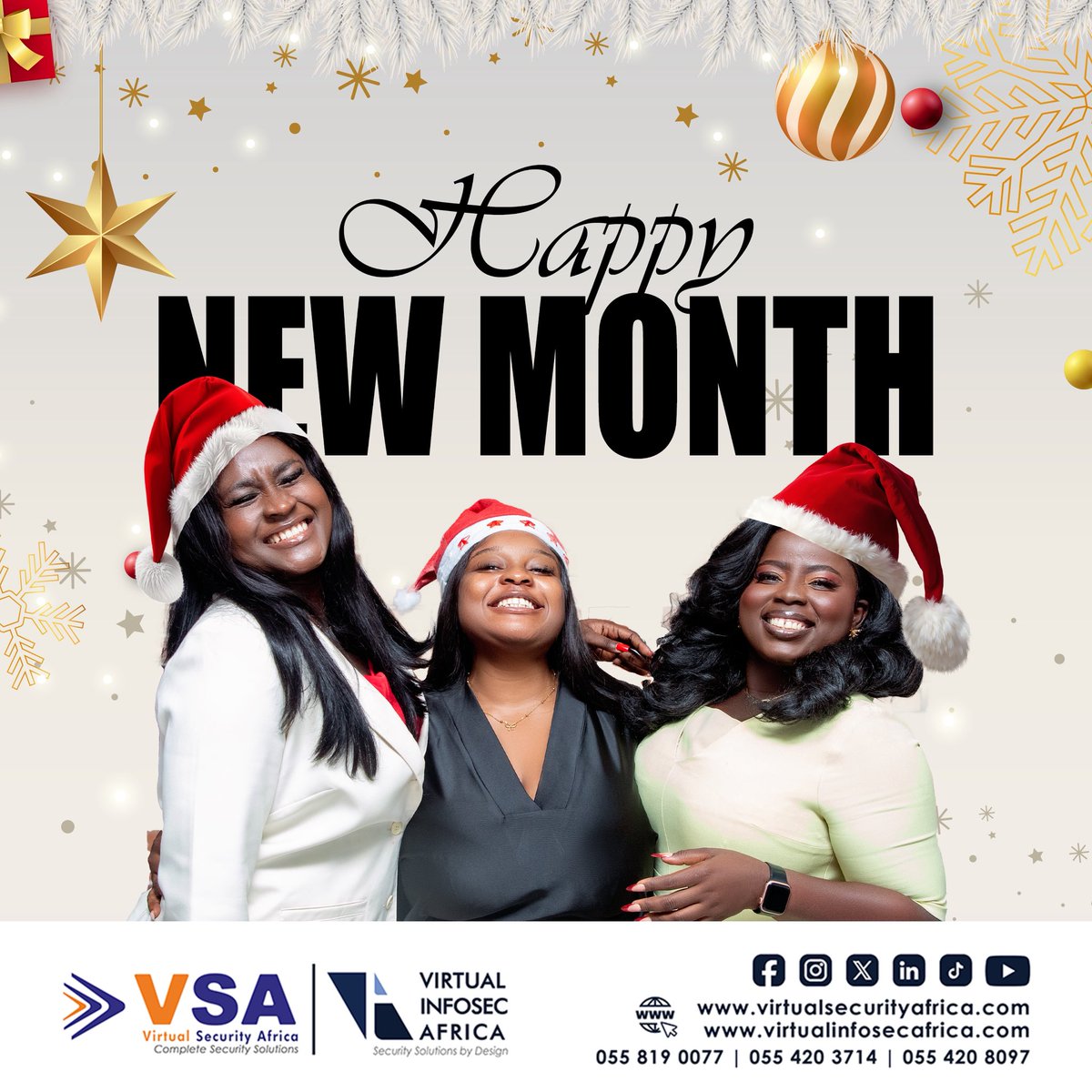 Welcome to December! A month of new possibilities, renewed focus, and stronger security. Let’s close the year with resilience and readiness. Wishing you a secure, successful, and fulfilling December.

#VirtualInfosecAfrica #VirtualSecurityAfrica #HappyNewMonth #WelcometoDecember