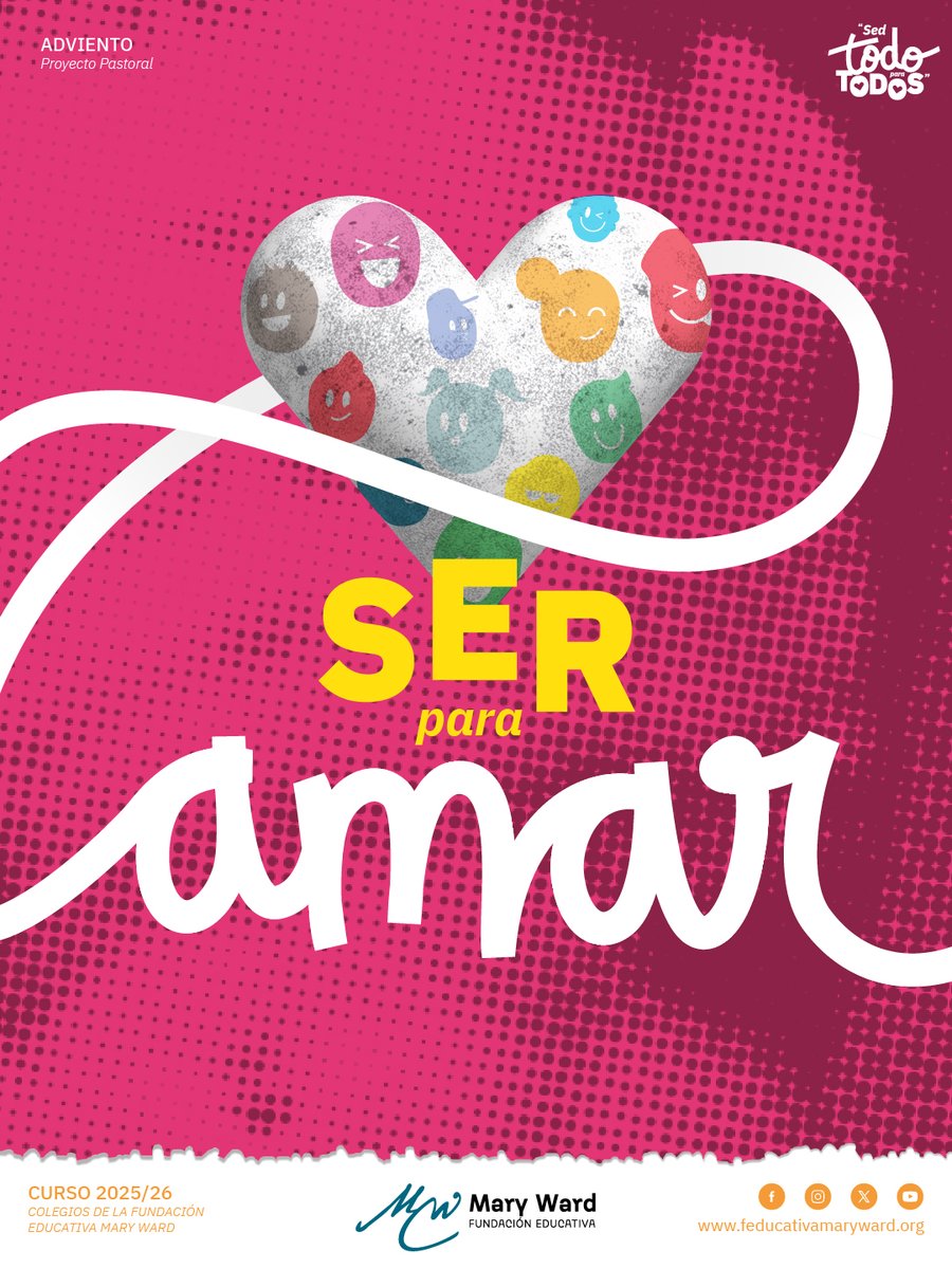 🕯️Ayer comenzó el Adviento, un tiempo en el que “ser” significa “amar”.

“Quizás el Adviento no te pida hacer más, sino vivir mejor lo que ya haces.”

👉feducativamaryward.org/2025/12/01/ser…

#Adviento #SerParaAmar #SedTodoParaTodos #Amar <a href="/femaryward/">Fundación Educativa Mary Ward</a>