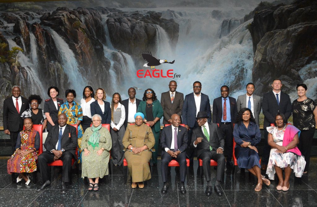 EagleFMNam's tweet photo. Presidential Task Force Appointees

Economic Recovery: Titus Nampala, Rolie Venter, Rolie Venter, Vetumbuavi Mungunda, Sven Thieme, Kledura Imalwa, Jesaya Hano Oshike, Tjiuna Daringo, Ebson Uanguta, Philip Christian Hikumwah, Mercia Geises, Erwin Tjipuka, Hileni Nghinaunye, Bluemy Hamutenya, Vincia Cloete, Conrad Dempsey, Haraldt Hecht, and Samuel Ndahangwapo

Health: Dr. Linda Nangombe, Dr. Tshali Iithete, Dr. Christo Burger, Dr. John Keiseb, Dr. Anna Hangula, Dr. Melody Lyn Chipeio, Nian Berg, Dr. Fenny Shidhika, Annemi Higgs, Patricia Hangala, Dr. Jacobus Angara Sheehama, Dr. Monika Pendukeni, Hannelie Botha, Rian Horn, Immanuel Kadhila, Dr. Edward Fynn, and Dr. Theo Ben Kandetu

Housing & Land: David Nuyoma, Heinrich Amushila, Jacob Nghifindaka, Julius Nyerere Namoloh, Julius Nyerere Namoloh, Kadiva D. Hamutumwa, Amalia Nathanel, Archie Graham, Erastus Nikodemus, Johannes Niikondo, Reverend Maureen Dausas, Bruce Stewart, Keith Handura, Rebecca Anne Shilengudwa, Barbel Kircher, and Fanuel Maanda