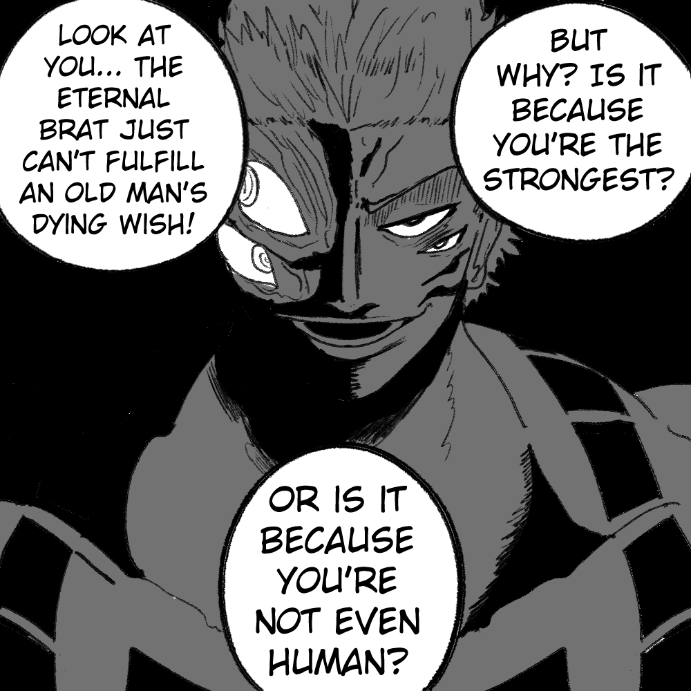 wanderjegson's tweet photo. “If Yuji Itadori is the strongest, then why can't he do what his grandfather told him to do?” https://t.co/7zQDj8evhi