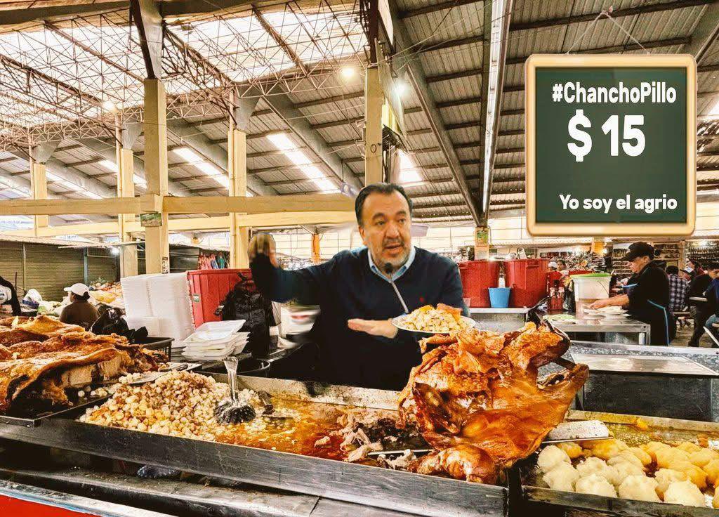 omarsalgadoss's tweet photo. El Pabelito @pabelml , pasó del #chanchopillo al #ArrozConChancho en tan solo una semana.

Según el Alcalde esto representa:

“CULTURA”.            Y.                “ARTE” https://t.co/kPfqd98eOS