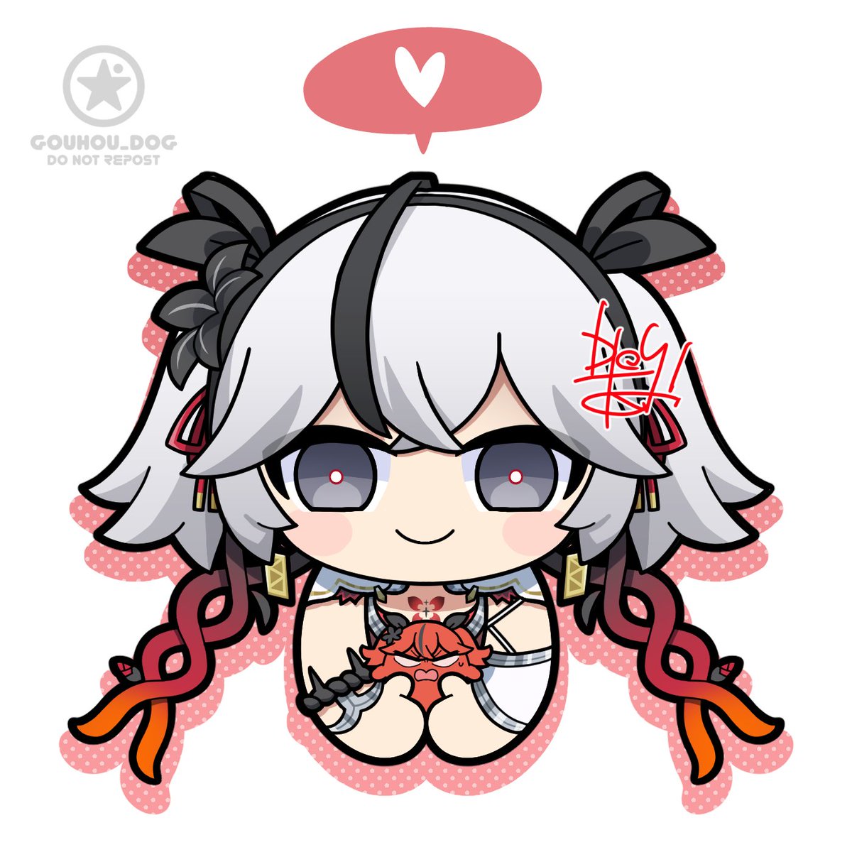 「Twitterからこのタイプの絵を全回収されてるのか……って思ったけど、何回見て」|ドッグさん@多忙〜4/10のイラスト