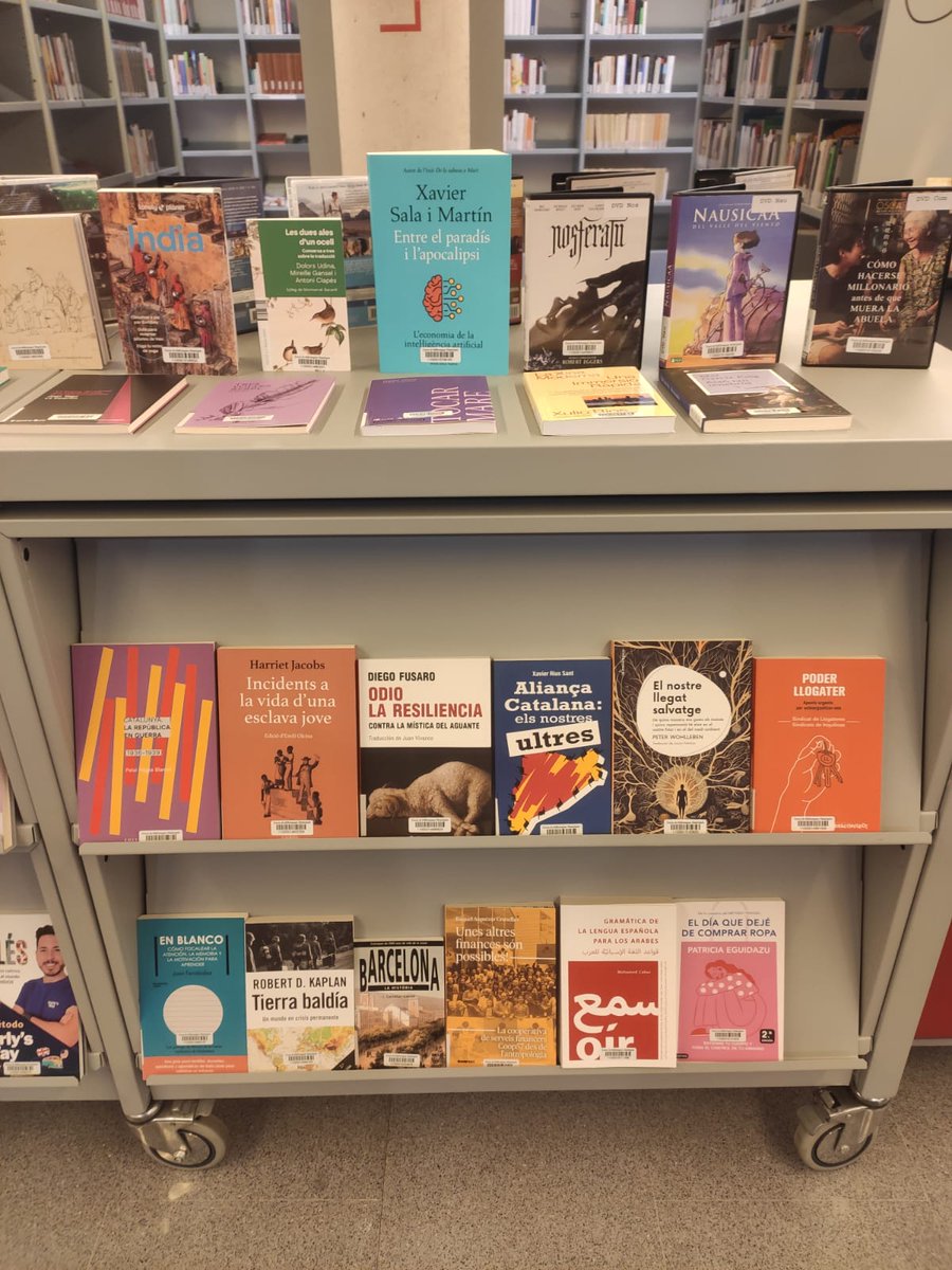 Les novetats de la Sala d'adults ja són aquí! 👏 Com sempre, aquest mes hi trobareu novel·les per a joves i adults, llibres de coneixements, còmic, teatre i poesia. I també ens han arribat pel·lícules en dvd! 🍿
#Esparreguera #bibliotequesxbm