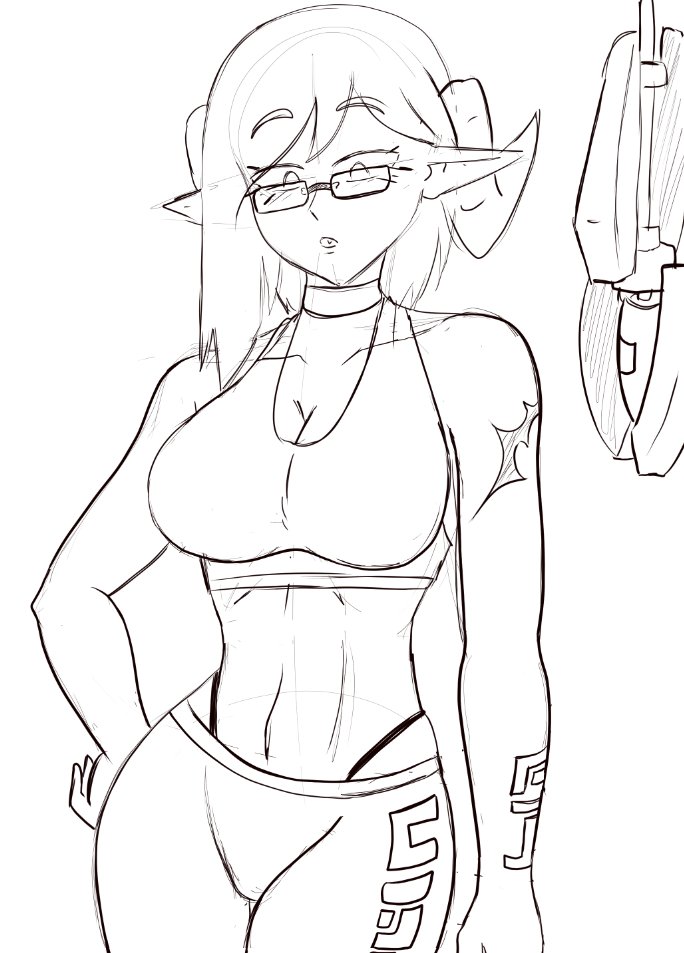 Brrooo this was Sophie's old look! I found this recently in my digital sketch book 😂