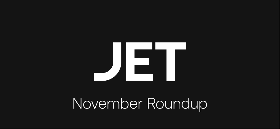 JET November Roundup 🍂

It’s only been 2 months, but JET is already reshaping how things move in Europe.

TL;DR
• First IRL Event with Solana’s top builders
• Runway #2
• Educational drops
• Real opportunities (jobs, grants, growth)
• What’s next?

👇