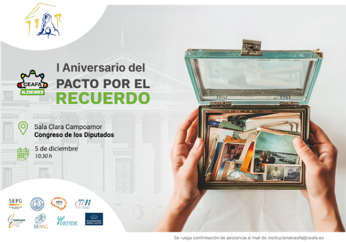 🧠CEAFA organiza el I Aniversario del #PactoporelRECUERDO en el <a href="/Congreso_Es/">Congreso</a>. ¡Solo quedan cuatro días! Nos acompañarán, entre otros, los diputados <a href="/Evelascomorillo/">Elvira Velasco Morillo</a> <a href="/VoxDavidgarcia/">David García 🇪🇸 ن</a> <a href="/aldarecas/">Alda Recas</a> <a href="/MariaSainz11/">Maria Sainz</a> #GuardianesDelRecuerdo #Alzheimer #sanidadpública